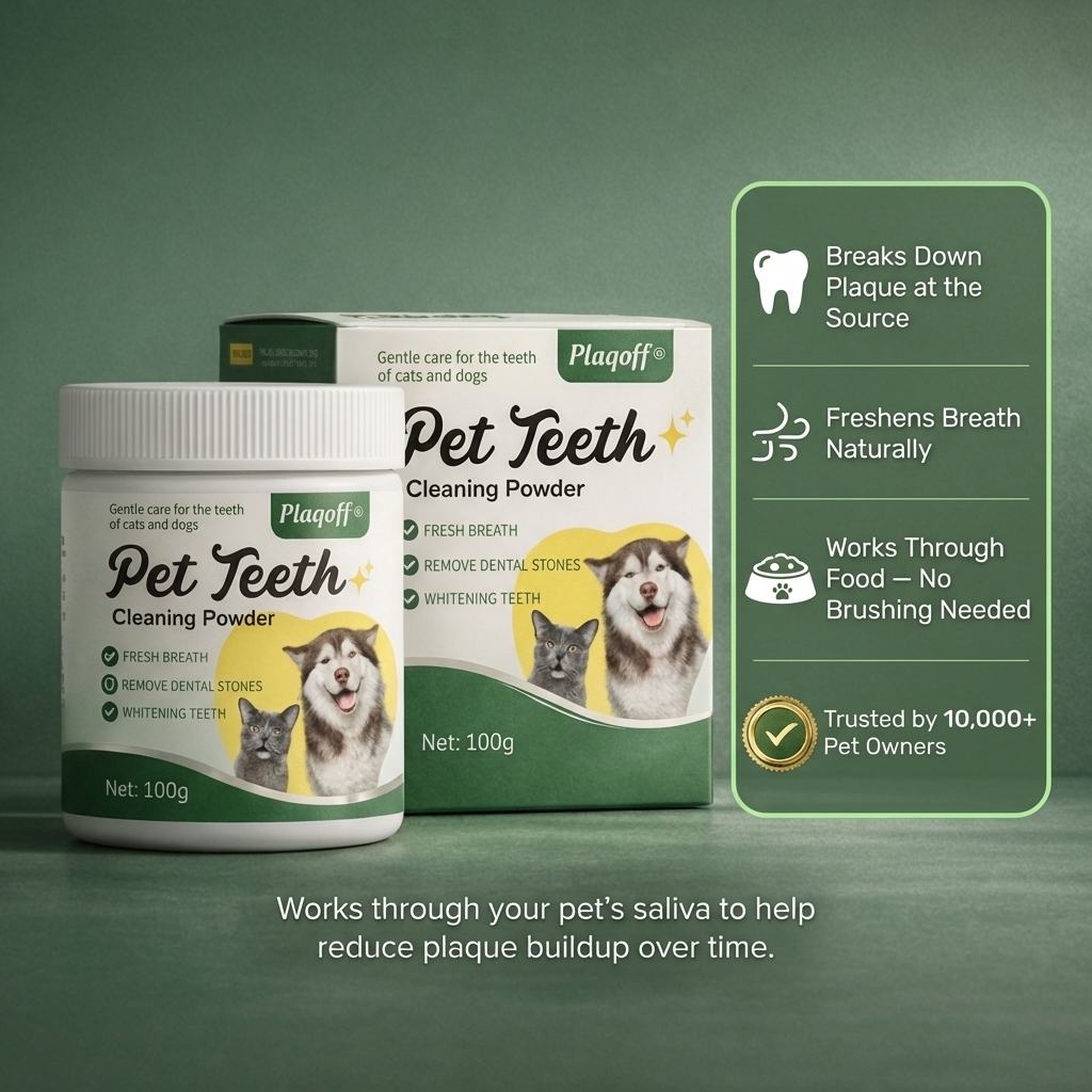 Plaqoff - Cat Dental Powder