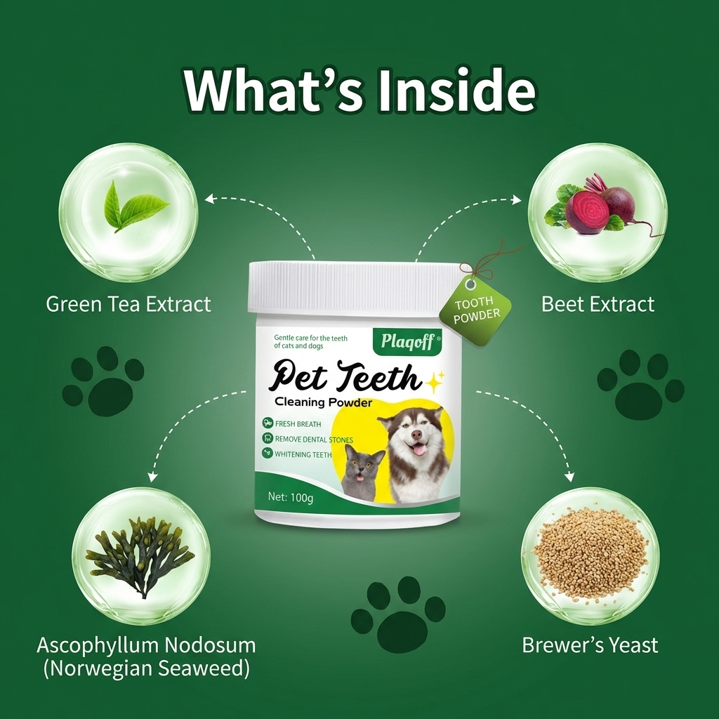 Plaqoff - Cat Dental Powder